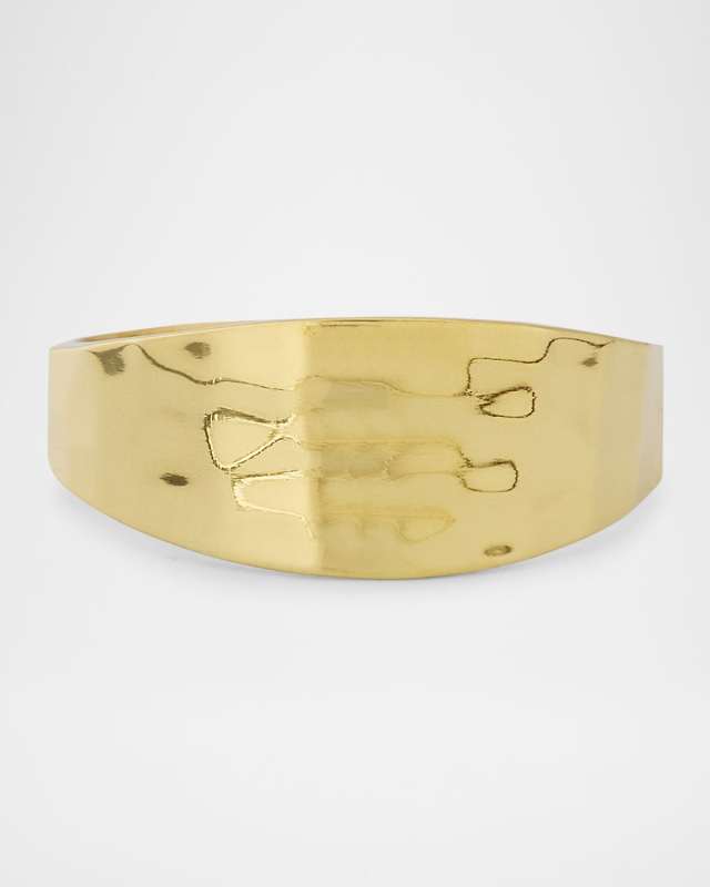 Tapered Hammered Ring